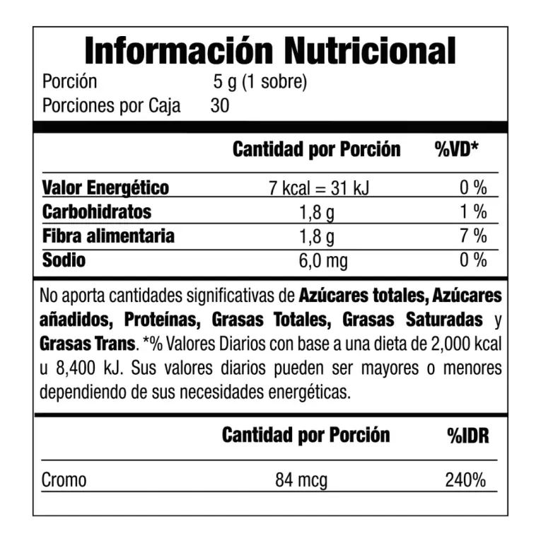 Tabla nutrimental de Cafezzino, código Argentina 5105932, imagen 2.