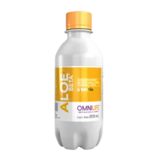 Envase de Aloe Beta en Argentina: botellín 200 ml, código 4250604.