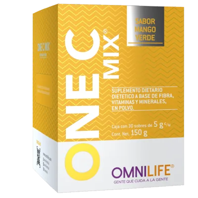 Foto oficial de One C Mix en Argentina: caja con 30 sobres, código 6305929.