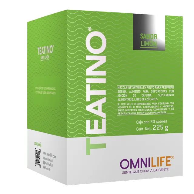 Foto oficial de Teatino Limón en Chile: caja con 30 sobres. Contenido neto 225 g, código 3505605.