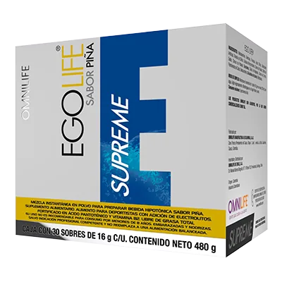 Foto oficial de Ego Life Supreme en Chile: caja c/30 sobres 480g, código 4978904.