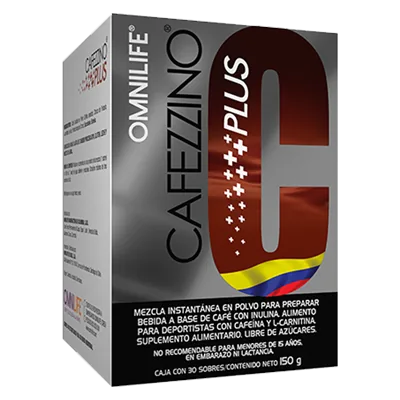 Foto oficial de Cafezzino Plus en Chile: caja c/30 sachets 150g, código 5177493.