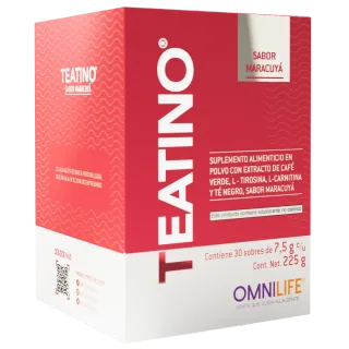 Envase de Teatino en Ecuador: caja con 30 sobres. Contenido neto 225 g, código 3505609.