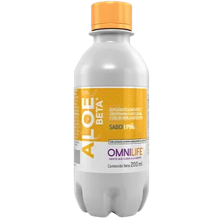 Envase de Aloe Beta en Ecuador: botellín 200 ml, código 4250604.