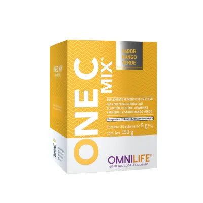 Foto oficial de One C Mix en Ecuador: caja c/ 30 sobres 150g, código 6305929.