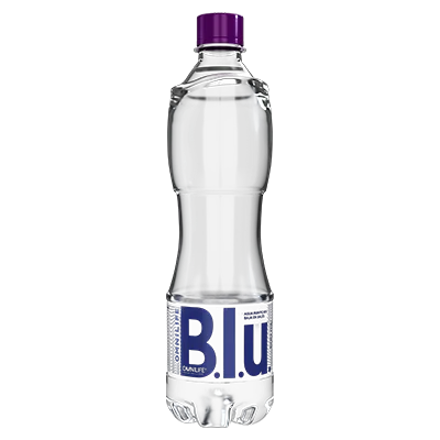 Foto oficial de Agua Blu en Guatemala: botella 600ml, código 4160400.