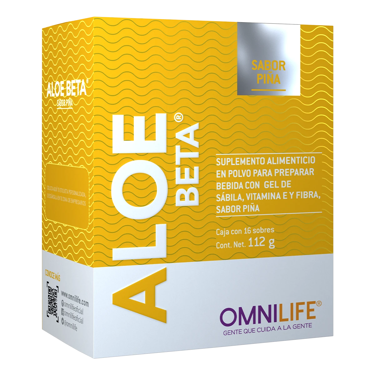 Aloe Beta, presentación observada en el catálogo oficial de México