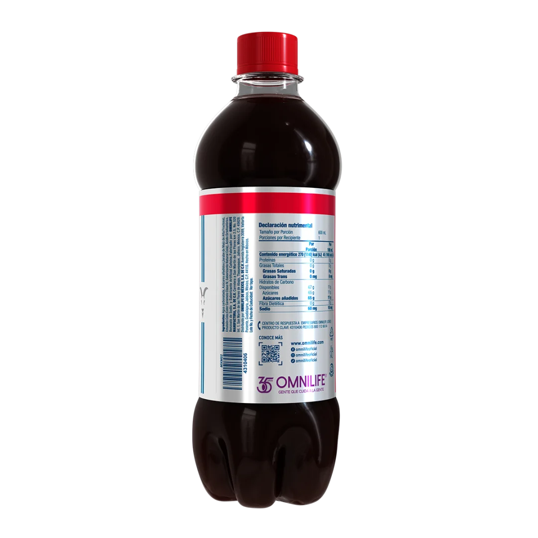 Información nutrimental publicada para Chiva Cola, SKU 4310406