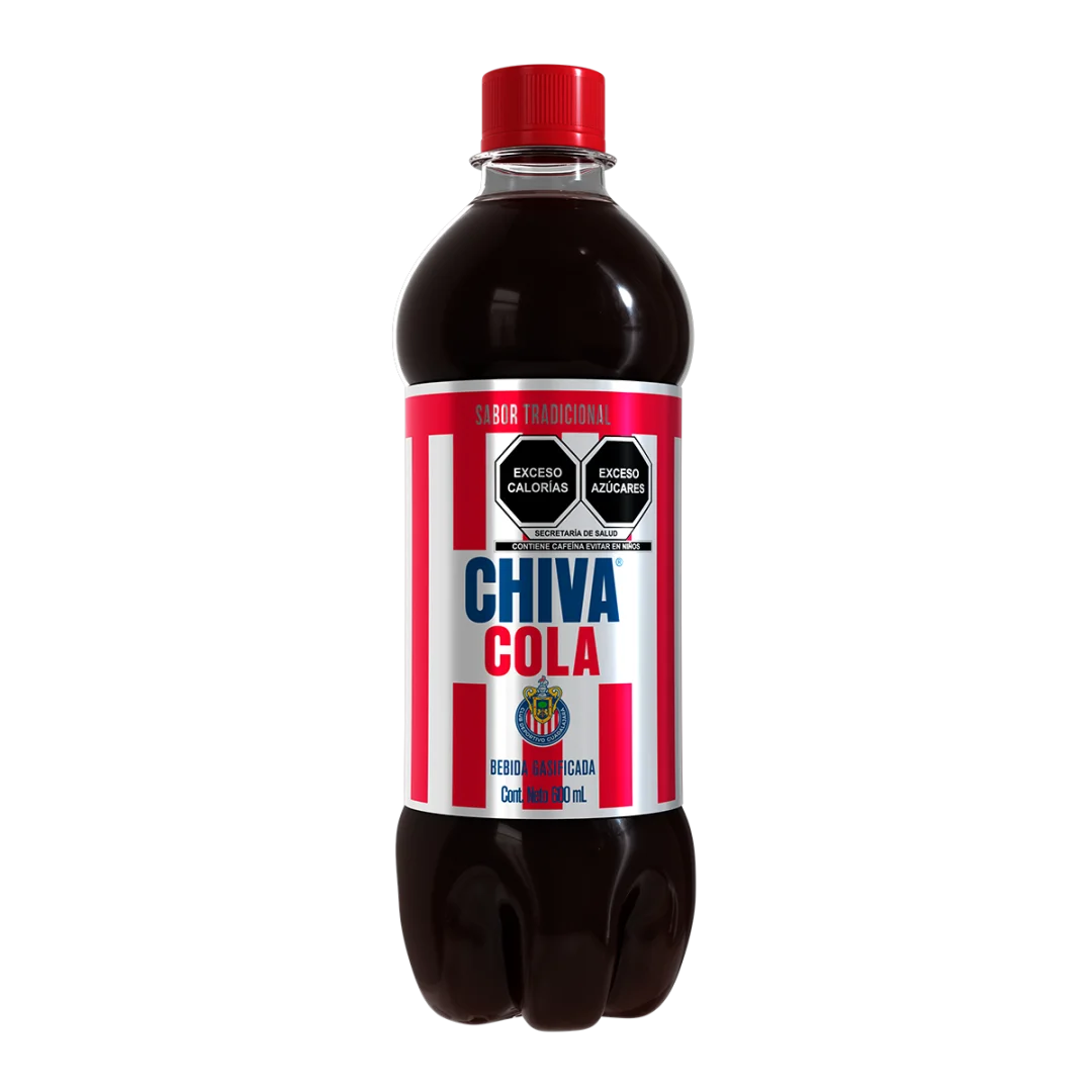Chiva Cola, presentación observada en el catálogo oficial de México