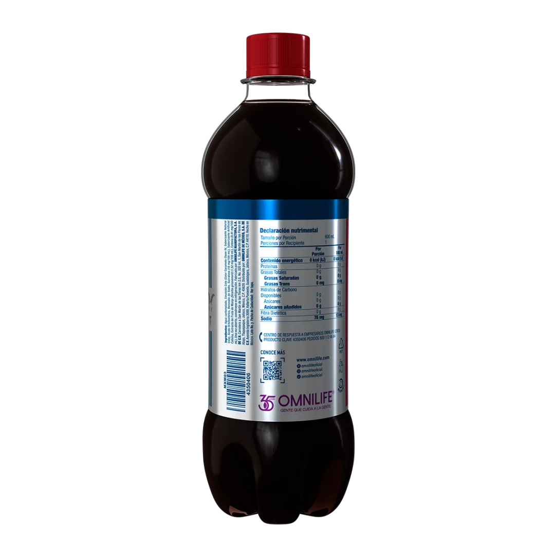 Información nutrimental publicada para Chiva Cola sin azúcar, SKU 4350406