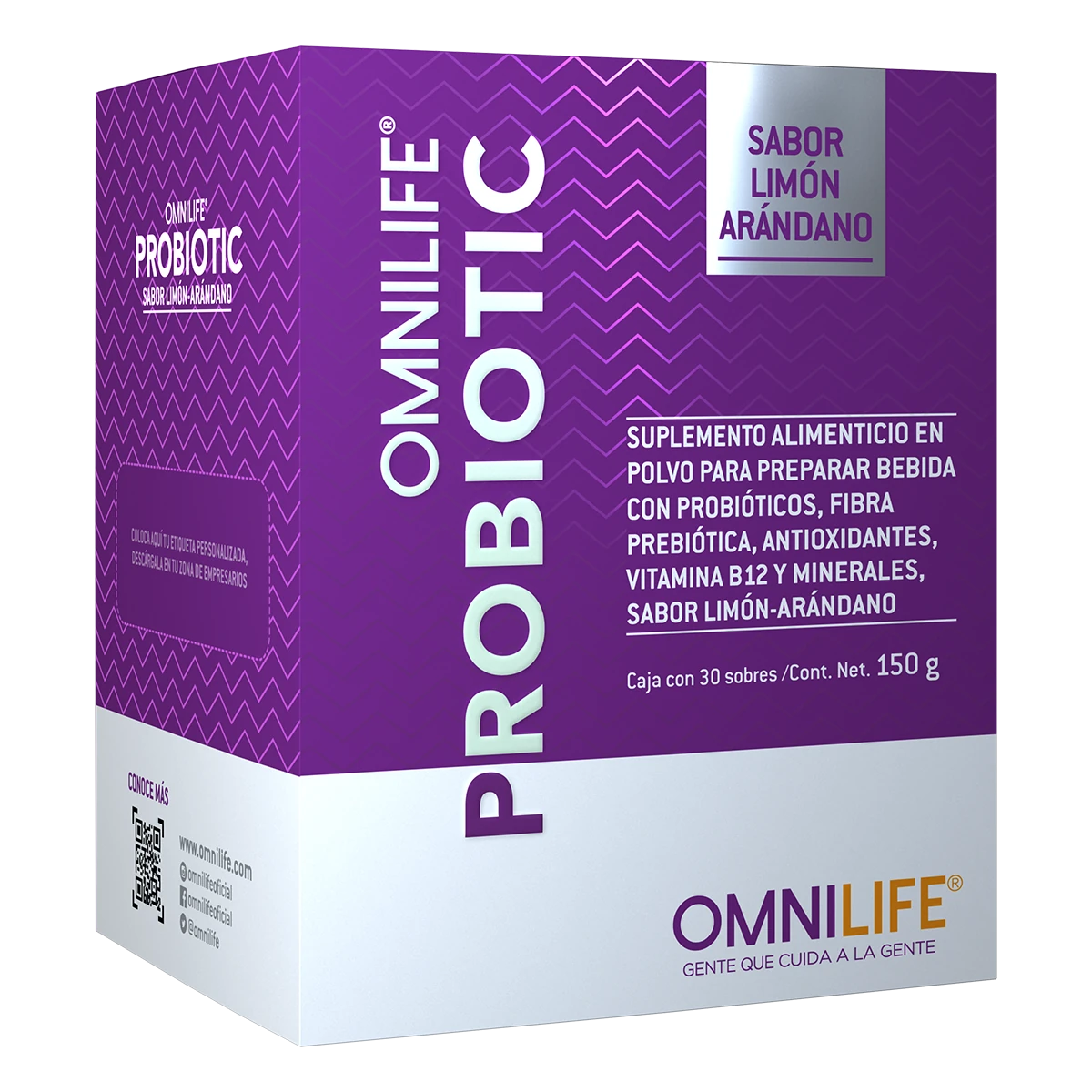 OMNILIFE Probiotic, presentación observada en el catálogo oficial de México