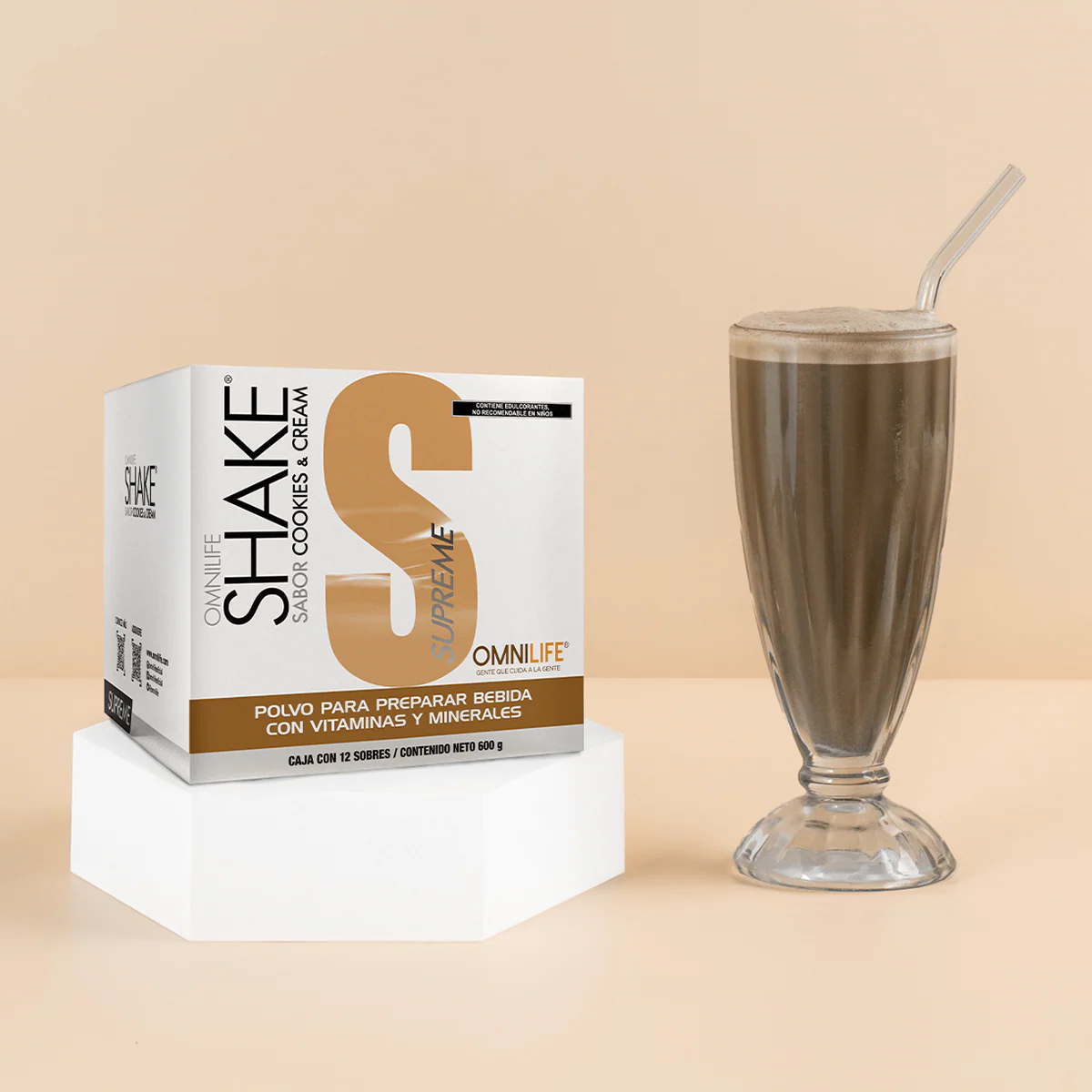 Vista adicional 1 publicada para OMNILIFE Shake Supreme Cookies & Cream, SKU 7170943