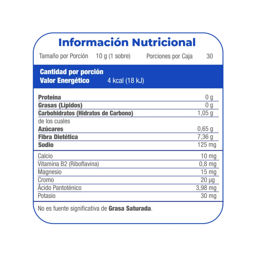 Tabla nutrimental de Ego Life, código Nicaragua 4903204, imagen 2.