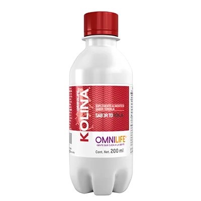 Foto oficial de OMNILIFE Kolina en Nicaragua: botellín 200 ml, código 1850610.