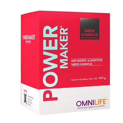 Foto oficial de Power Maker en Nicaragua: caja con 30 sobres, contenido neto 300 gramos, código 2603201.