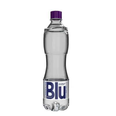 Foto oficial de Agua Blu en Nicaragua: botella 600ml, código 4160400.