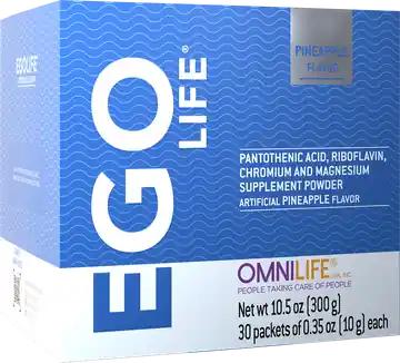 Caja de EGO LIFE del catálogo de Estados Unidos.