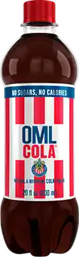 Botella de OML Cola de 600 ml del catálogo de Estados Unidos.