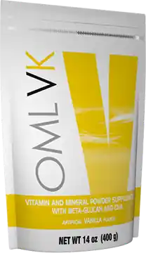 Doypack de OML VK de 400 g del catálogo de Estados Unidos.