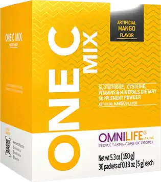 Caja de ONE C MIX disponible en el catálogo de Estados Unidos.